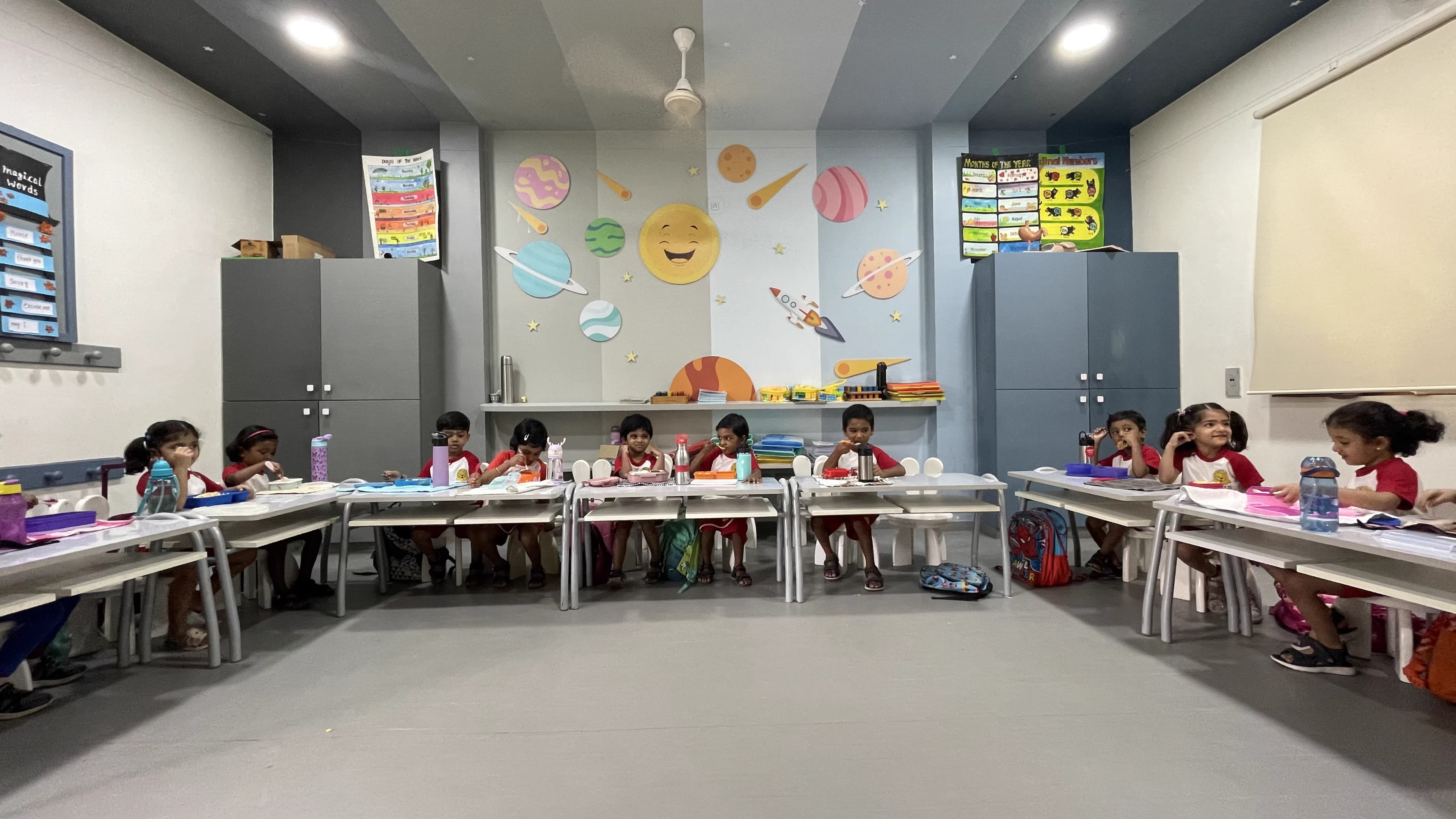 Outdoor learning spaces at Vaels